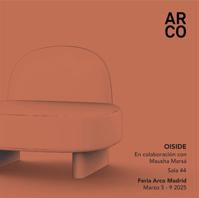 OISIDE at @feriaarco from March 5 to 9.  In collaboration with @maushamarsa & @djpaisajismo  📍Sala 44