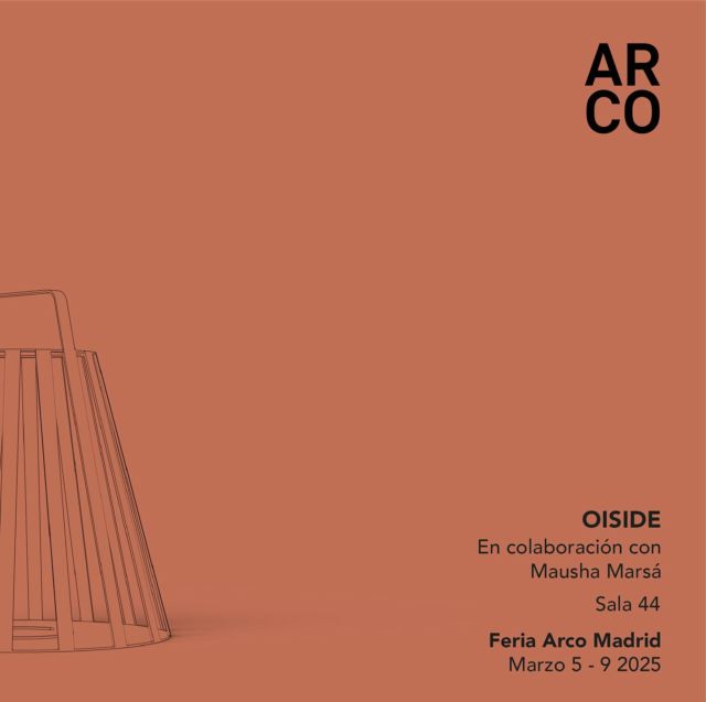 OISIDE at @feriaarco from March 5 to 9.  In collaboration with @maushamarsa & @djpaisajismo  📍Sala 44
