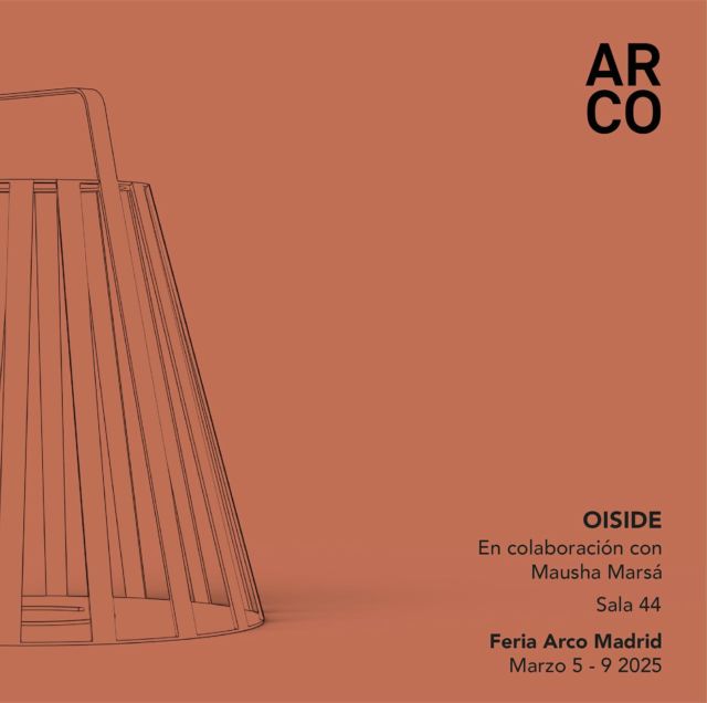 OISIDE at @feriaarco from March 5 to 9.  In collaboration with @maushamarsa & @djpaisajismo  📍Sala 44