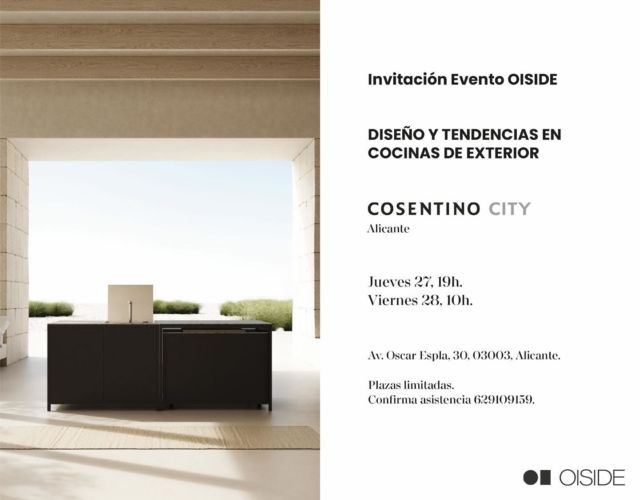 OISIDE Event at @cosentinocityalicante  📍Av. Oscar Espla, 30, 03003, Alicante.